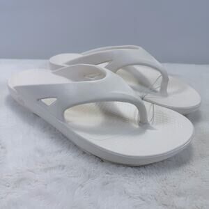 Hurley Injection Flip Flops Mens Size 13 Cream Beach Sandals NEW